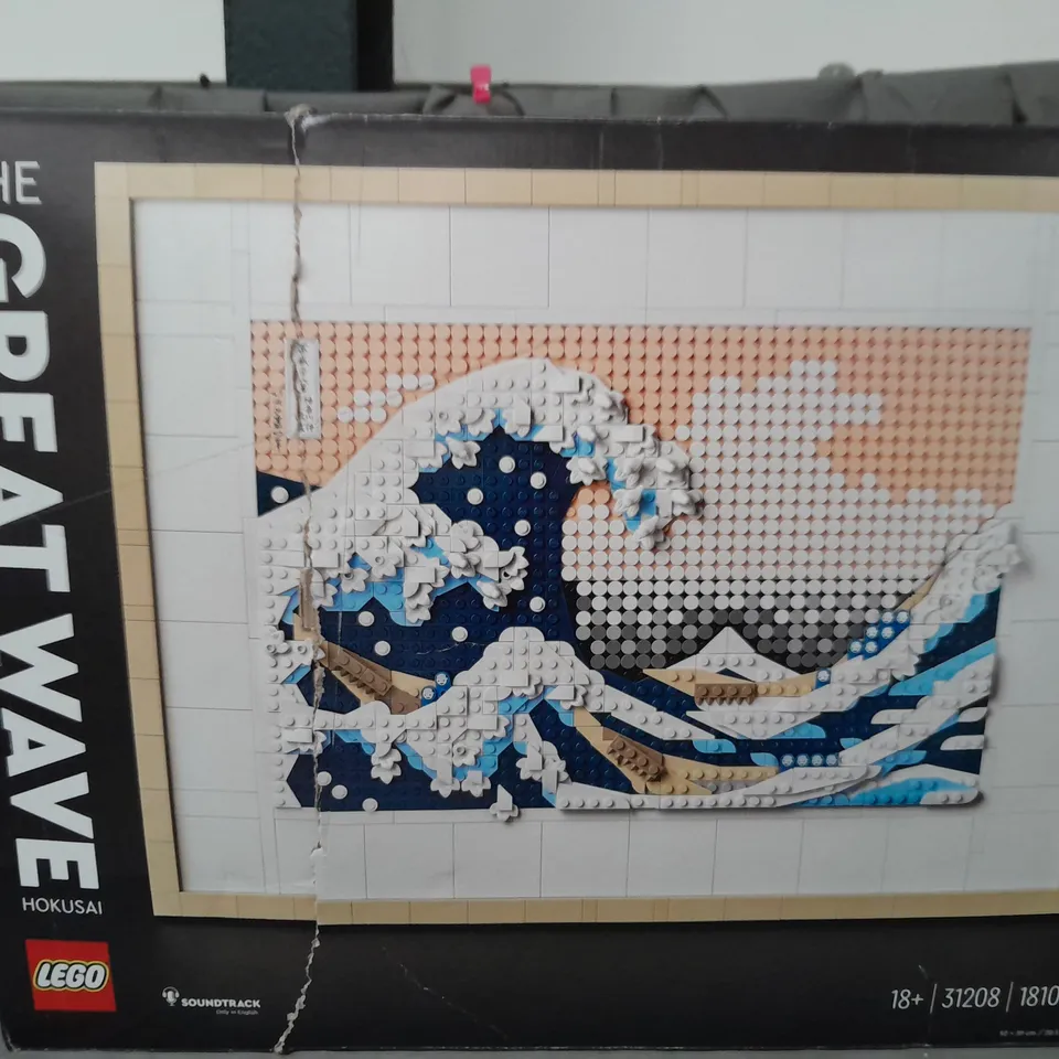 BOXED LEGO ART HOKUSAI - THE GREAT WAVE  RRP £89.99