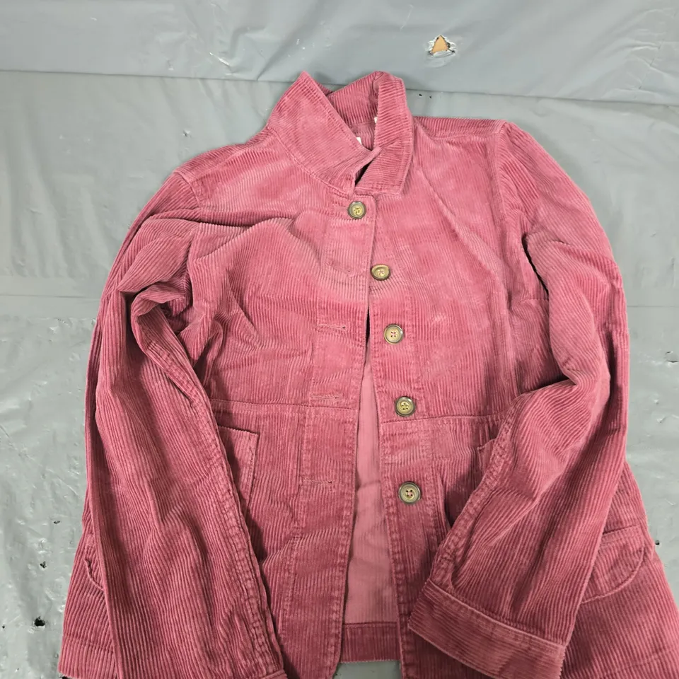 WHITE STUFF CARRIE CORD JACKET IN MAROON  - 12