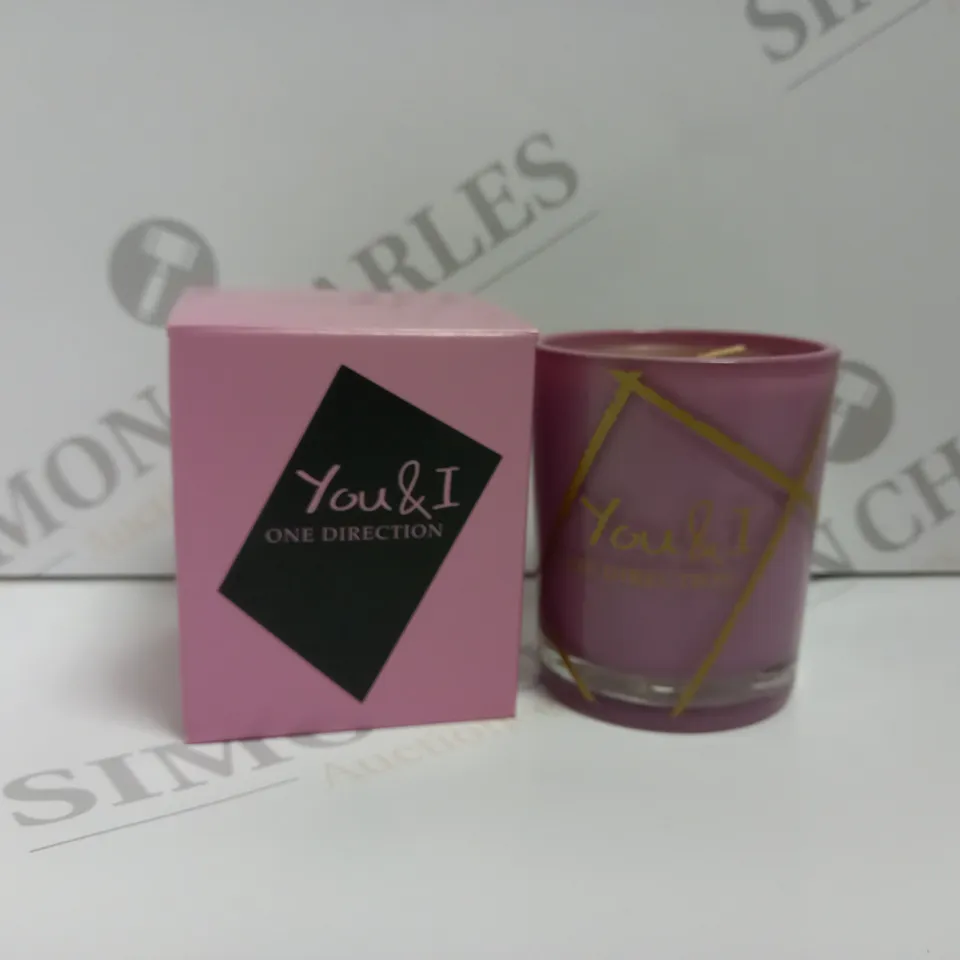 APPROXIMATELY 35 BOXED ONE DIRECTION YOU & I SCENTED CANDLE