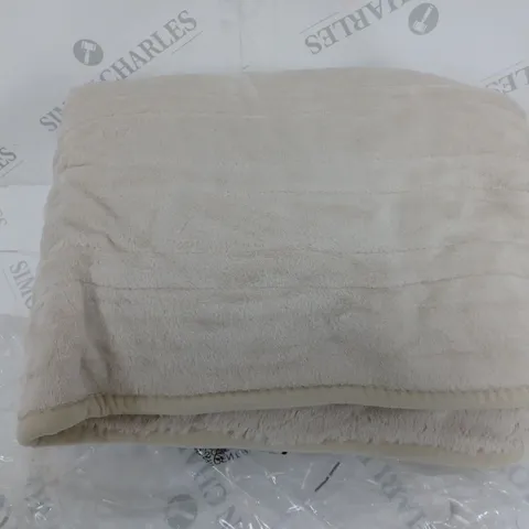 COZEE HOME HEATED BLANKET IN STONE