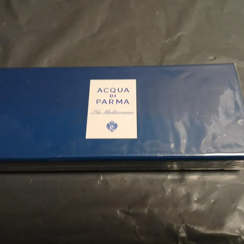 BOXED AND SEALED ACQUA DI PARMA BLU MEDITERRANEO MINATURES SET