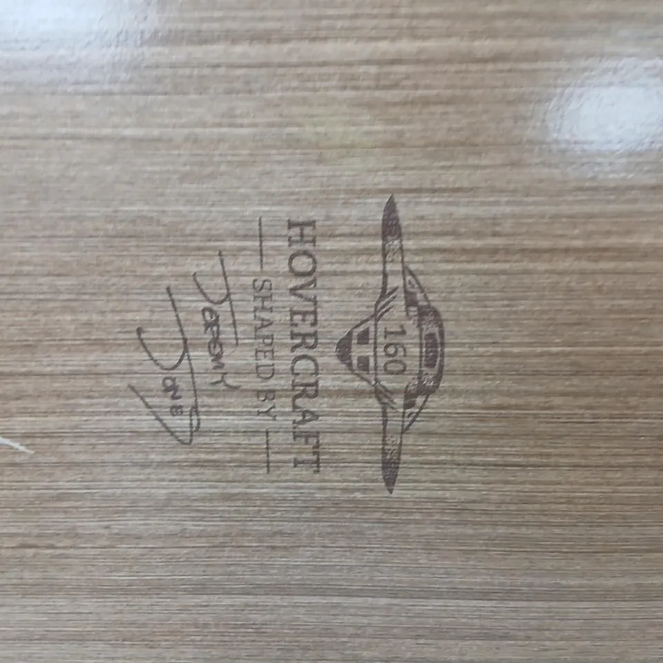 HOVERCRAFT SNOWBOARD – WOODEN VENEER LONGBOARD DECK WITH BLACK TOP