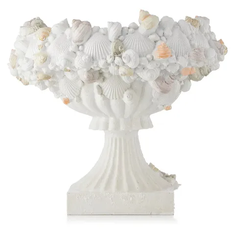 GARDEN REFLECTIONS COASTAL EDIT SHELL BIRD BATH