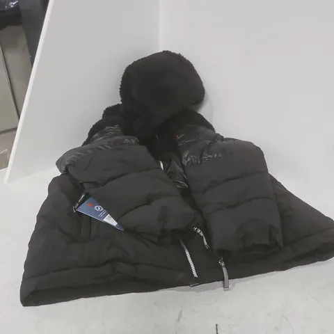 CHRISTIAN LACROIX X REGATTA GREAT OUTDOORS PUFFER JACKET – BLACK, UK 14