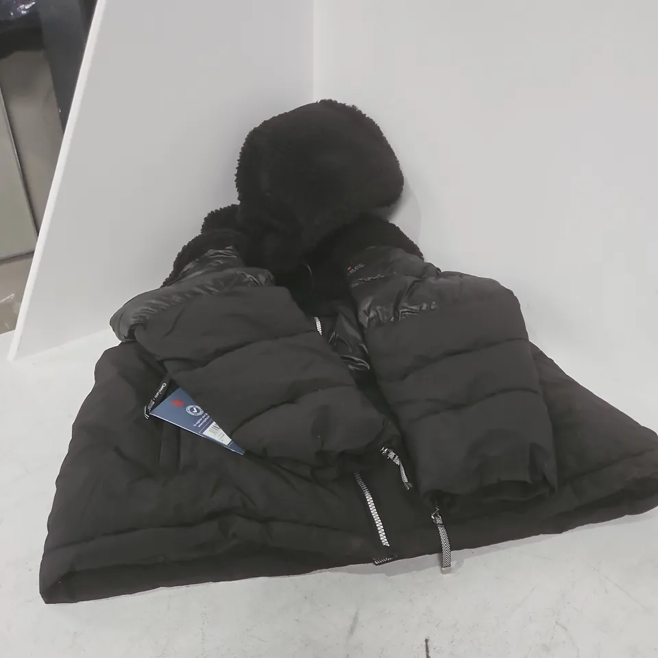 CHRISTIAN LACROIX X REGATTA GREAT OUTDOORS PUFFER JACKET – BLACK, UK 14