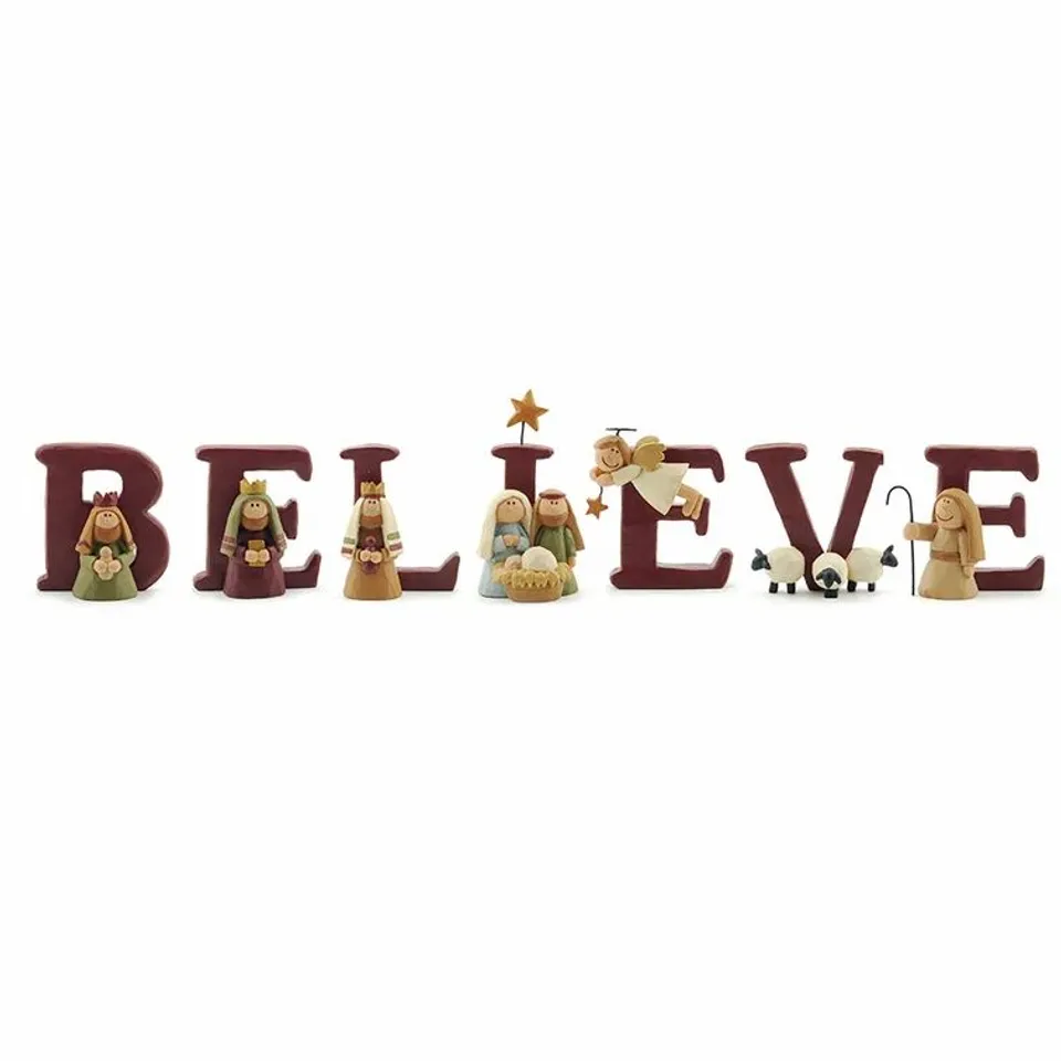 7 PIECE LETTER DECORATION 