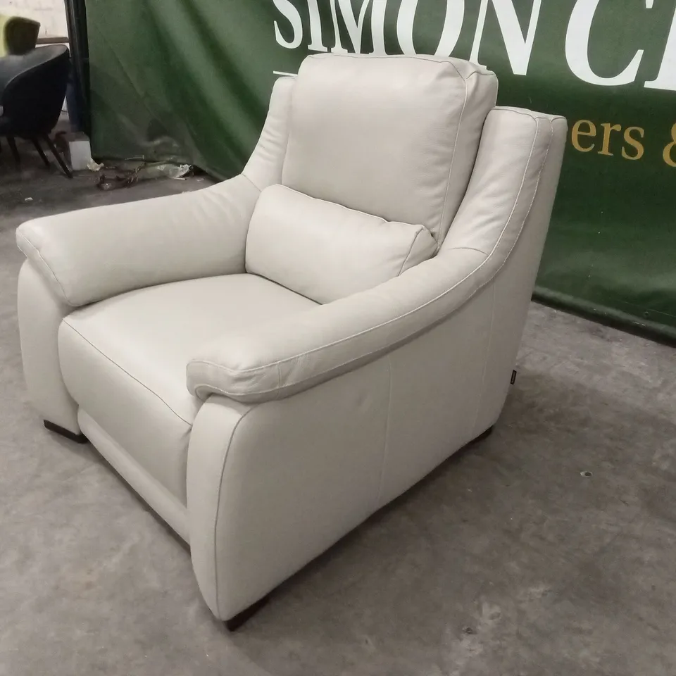 QUALITY DESIGNER ITALIAN MADE DEGANO LEATHER ELECTRIC RECLINER ARMCHAIR