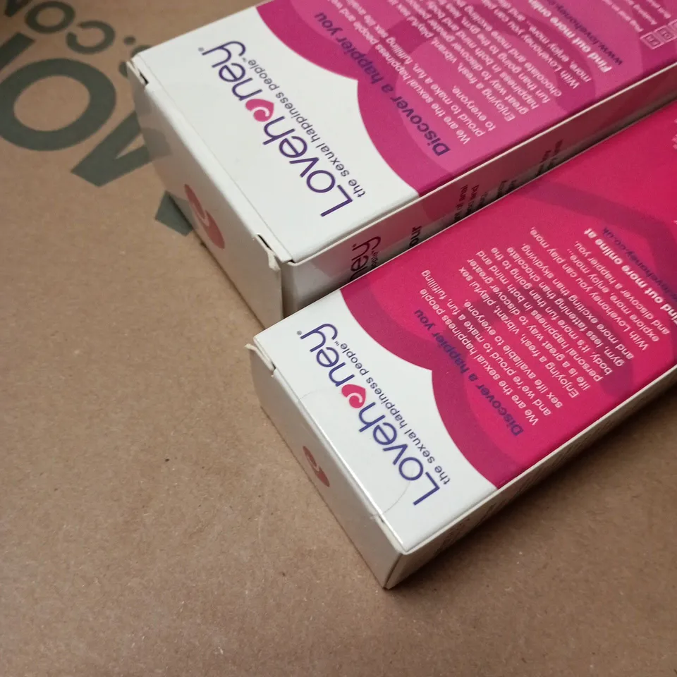 LOT OF 5 ASSORTED LOVEHONEY ADULT PLEASURE ITEMS TO INCLUDE BLACK MICRO WAND, MAGIC BULLET AND SECRET SHINE PLUG