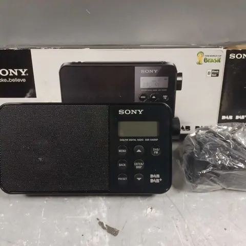 SONY XDRS40DBPB PORTABLE DAB RADIO - BLACK