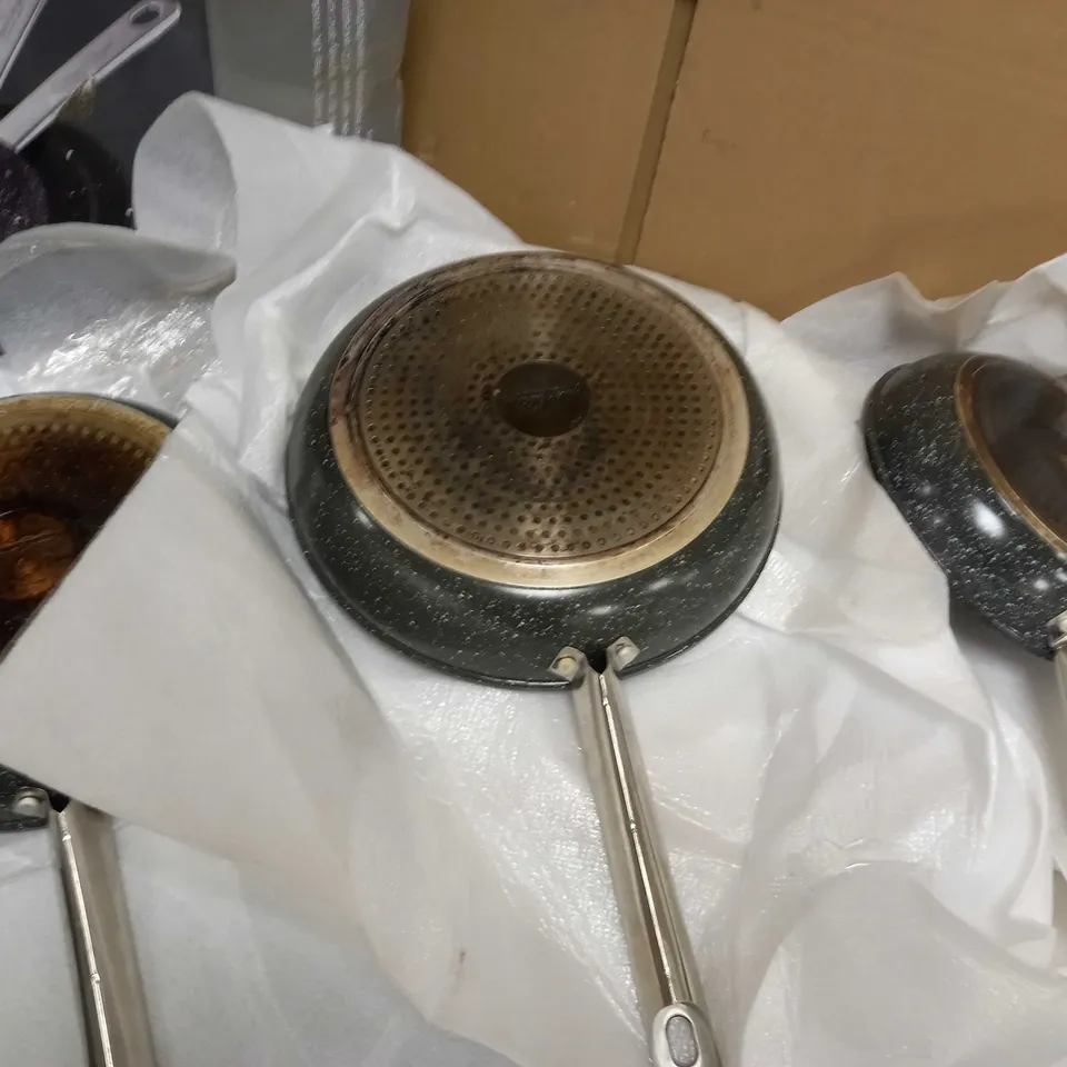 JEAN PATRIQUE STONETASTIC GRANITE NON-STICK FRYING PAN SET