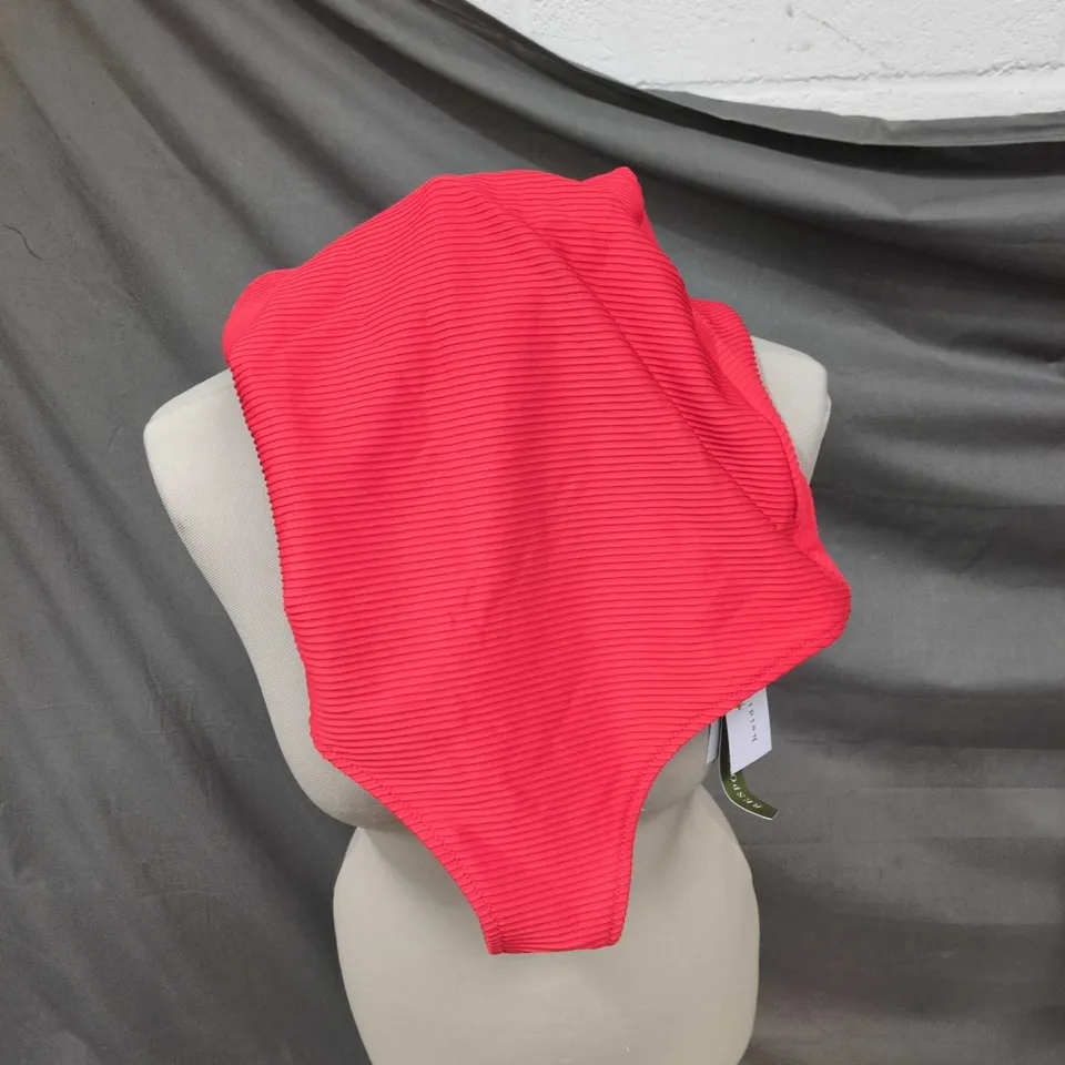 HEIDI KLEIN RED KNIT SWIMSUIT – SIZE M