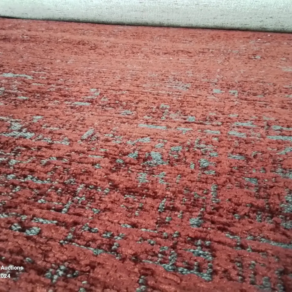 BRAND NEW MERINOS 120 X 170CM MARAKESH RED RUG