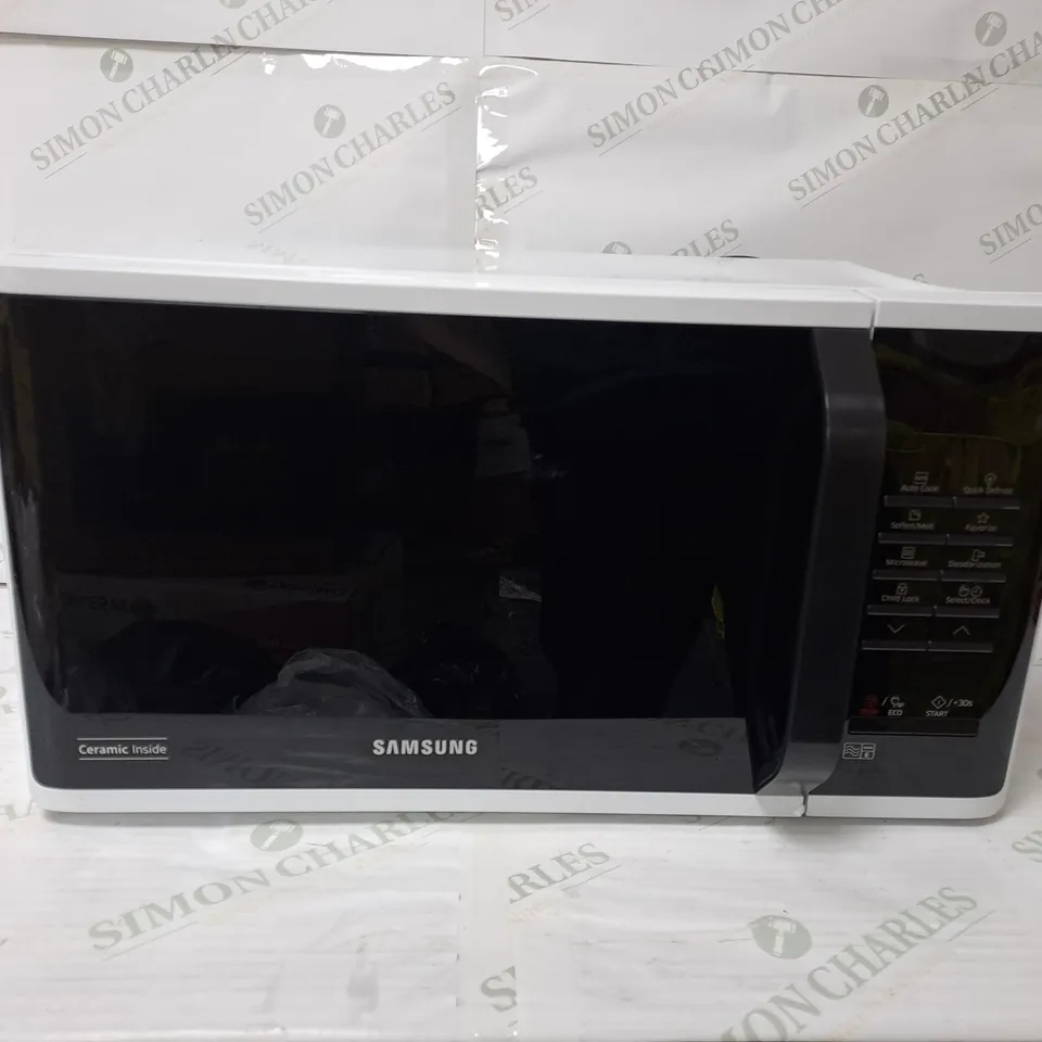 BOXED SAMSUNG MS23K3513AW/EU SOLO 23-LITRE MICROWAVE OVEN - WHITE RRP £129