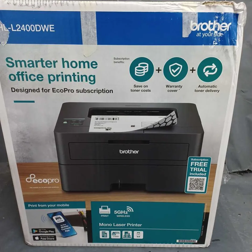 BOXED BROTHER WIRELESS HOME PRINTER