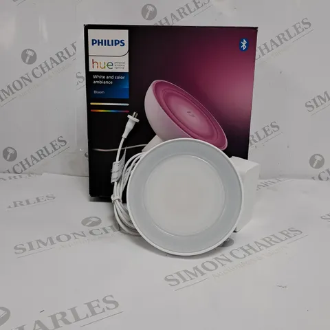 BOXED PHILIPS HUE WHITE AND COLOUR AMBIANCE BLOOM 