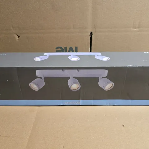 SAXBY LIGHTING HECTA 3-LIGHT BATHROOM SPOTLIGHT – BOXED