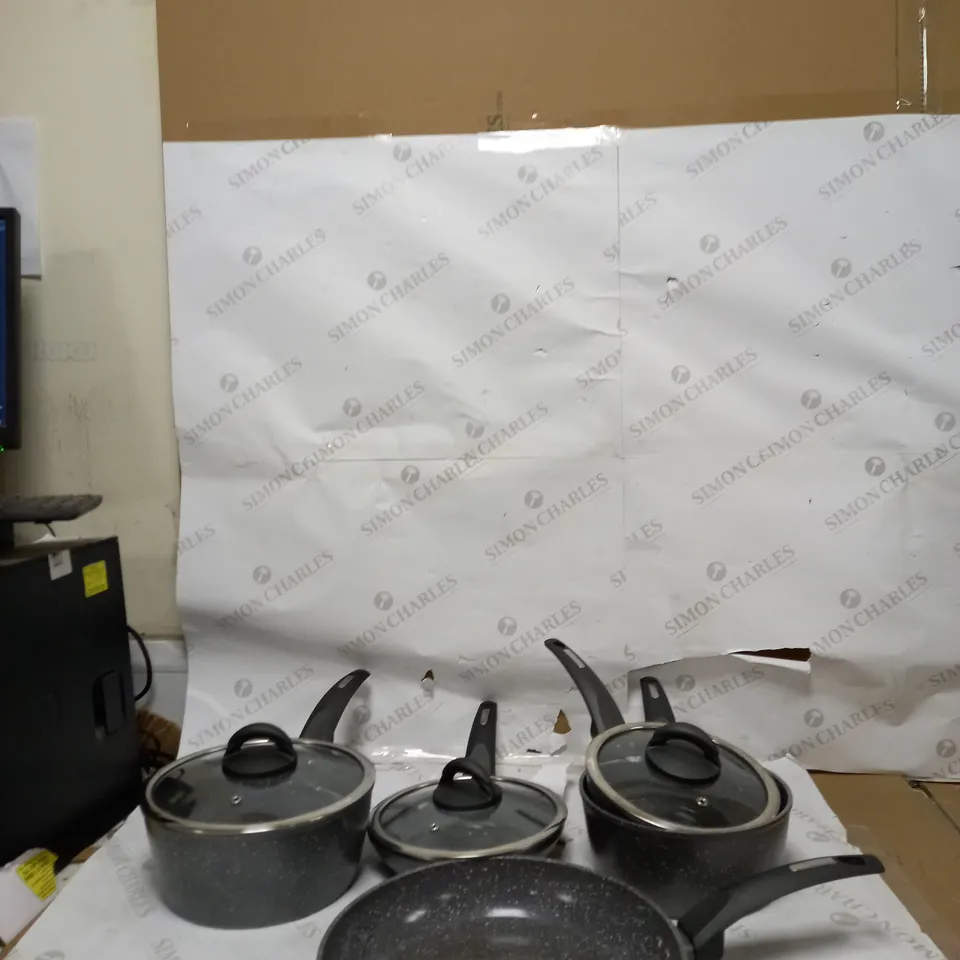 TOWER FRYING PAN AND SAUCEPAN SET