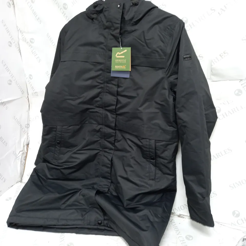 REGATTA GREAT OUTDOORS WINTER COAT IN BLACK  - WOMENS SIZE 18