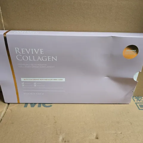 REVIVE COLLAGEN PREMIUM LIQUID MARINE COLLAGEN DRINK SUPPLEMENT – 14 SACHETS X 22G