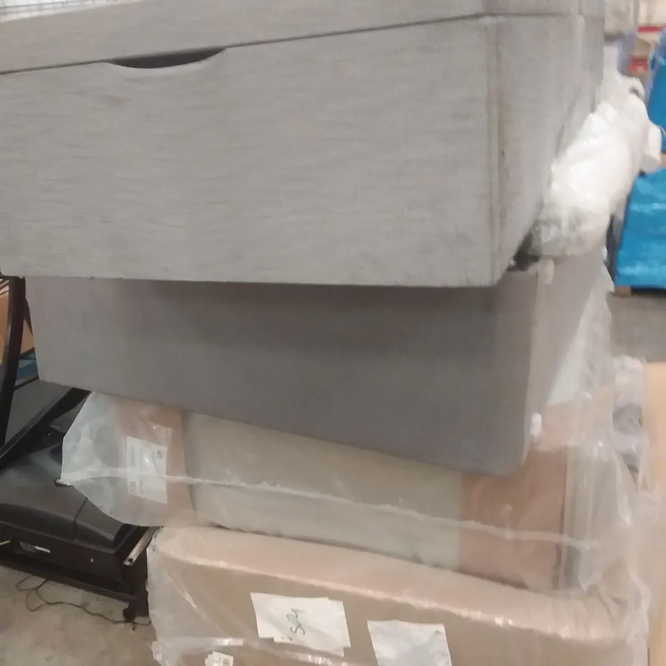 PALLET OF ASSORTED BED BASES & HEADBOARDS