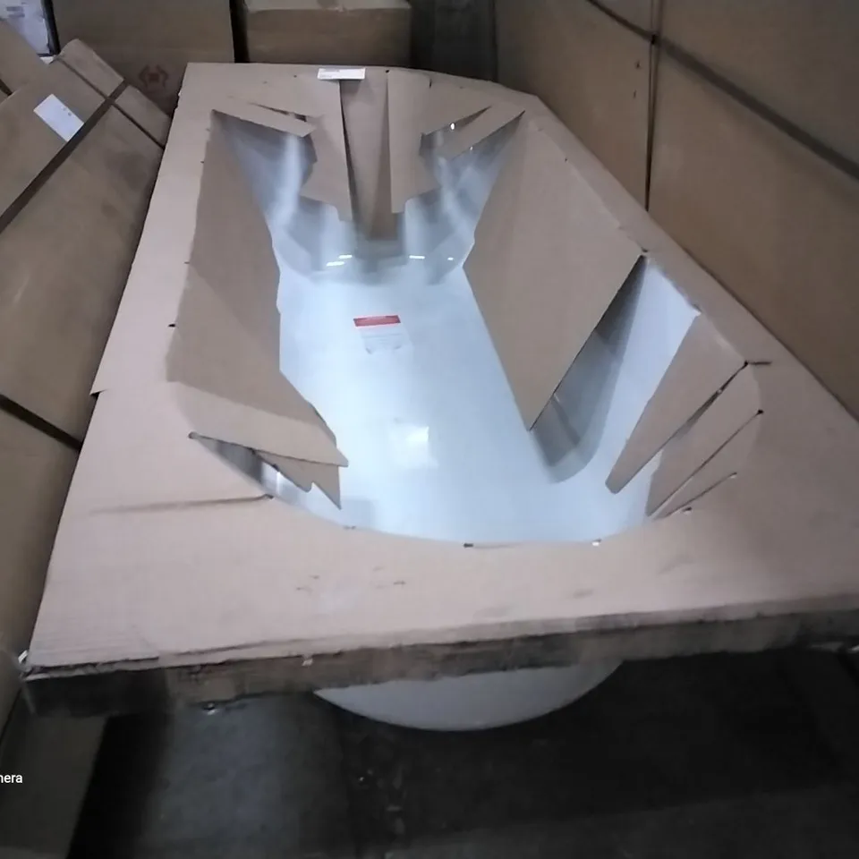 BOXED JERSEY J SHAPED BATH 1700 X 750 LEFT HAND