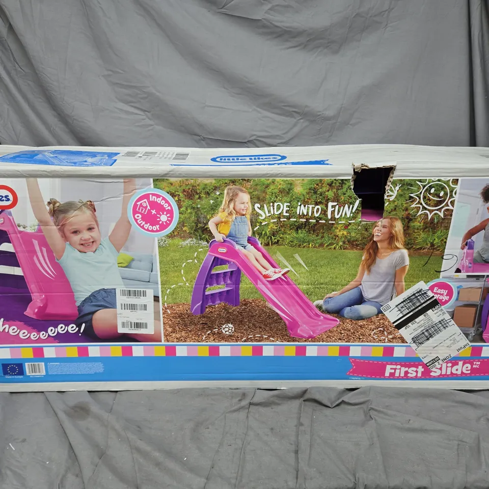 BOXED LITTLE TIKES FIRST SLIDE - PINK/PURPLE (1 BOX) - COLLECTION ONLY