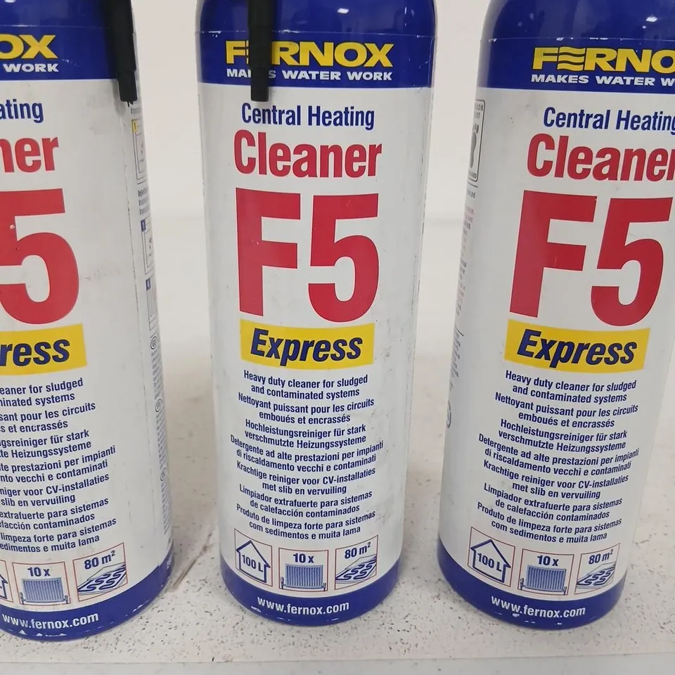 APPROXIMATELY 15 FERNOX CENTRAL HEATING CLEANER F5 EXPRESS 1L