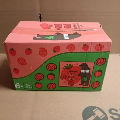 STRAWBERRY YO-YO FRUIT SNACKS – 6 PACK (BOXED)