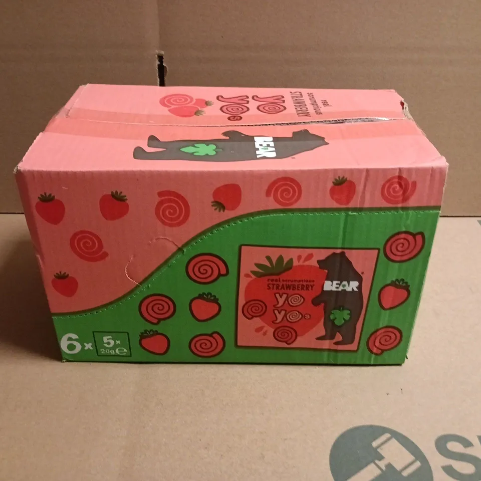 STRAWBERRY YO-YO FRUIT SNACKS – 6 PACK (BOXED)