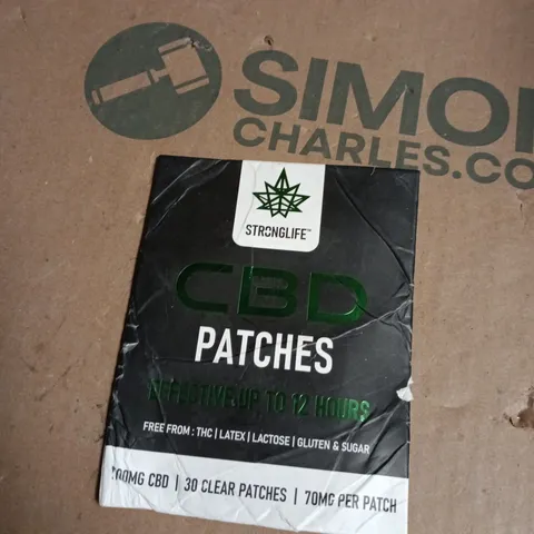 STRONGLIFE CBD PATCHES – 30 PATCHES, 70 MG PER PATCH (THC-FREE)