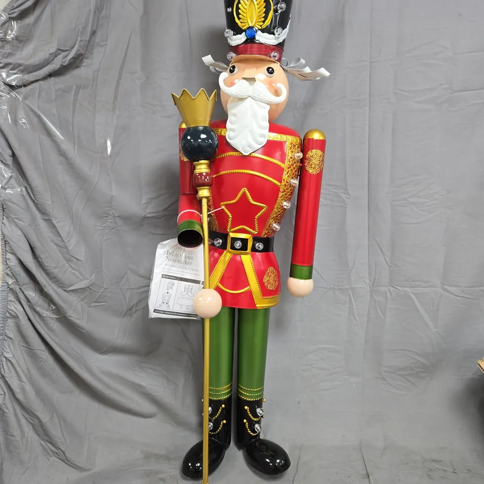 BOXED IN-LIT GIANT NUTCRACKER - COLLECTION ONLY