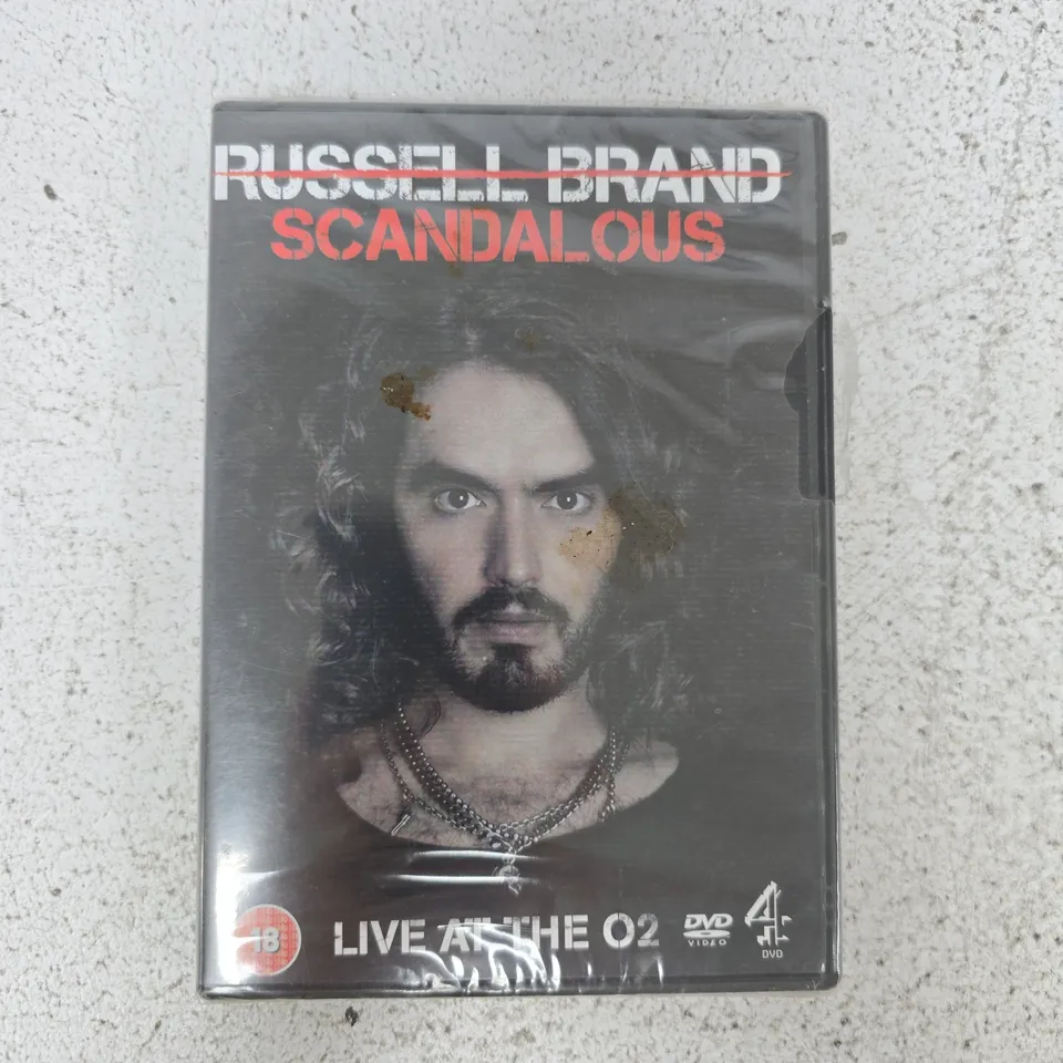 SEALED RUSSELL BRAND SCANDALOUS DVD