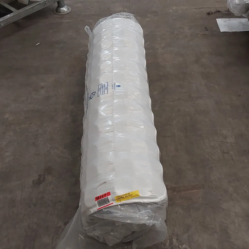 QUALITY BAGGED AND ROLLED 4'6 DOUBLE ADAMINE SERENITY COIL SPRING AND COMFORT FOAM HYBRID MATTRESS