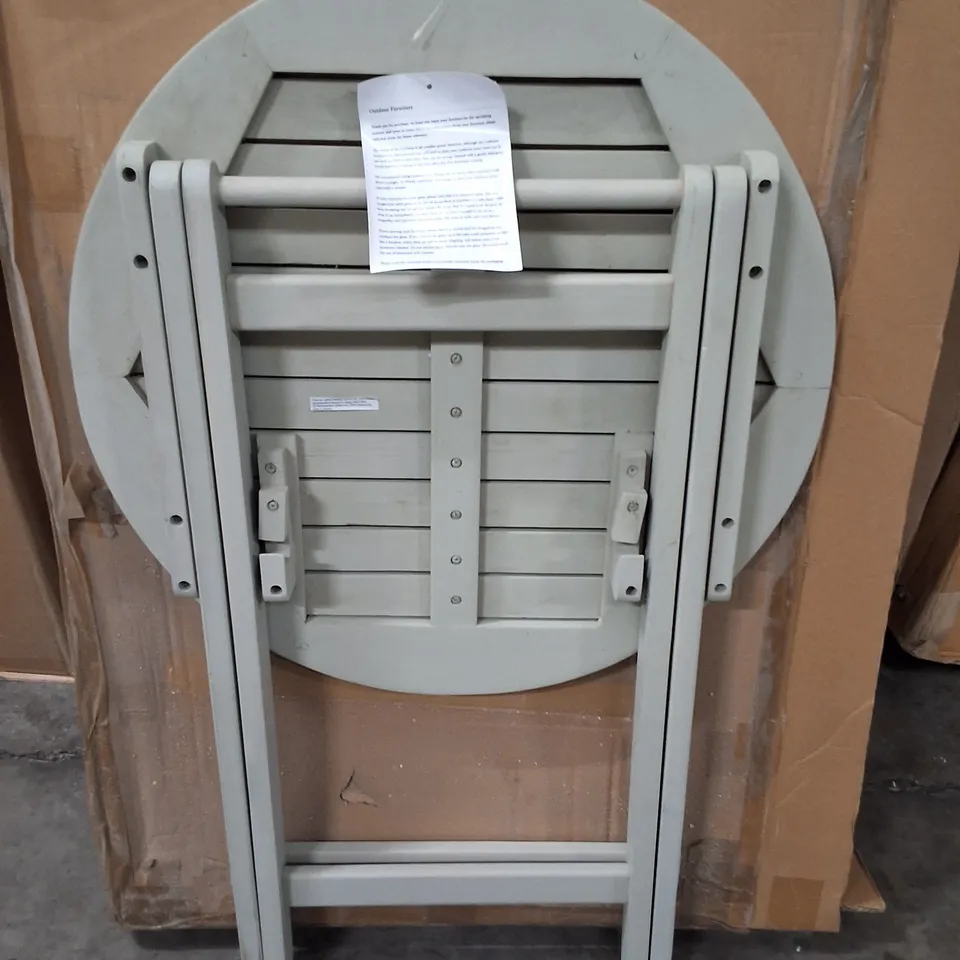 2-SEATER BISTRO TABLE IN WHITEWASH