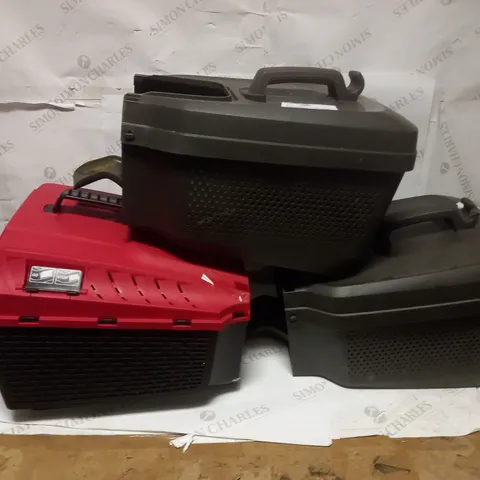 LOT OF 3 ASSORTED LAWNMOWER GRASSBOXES
