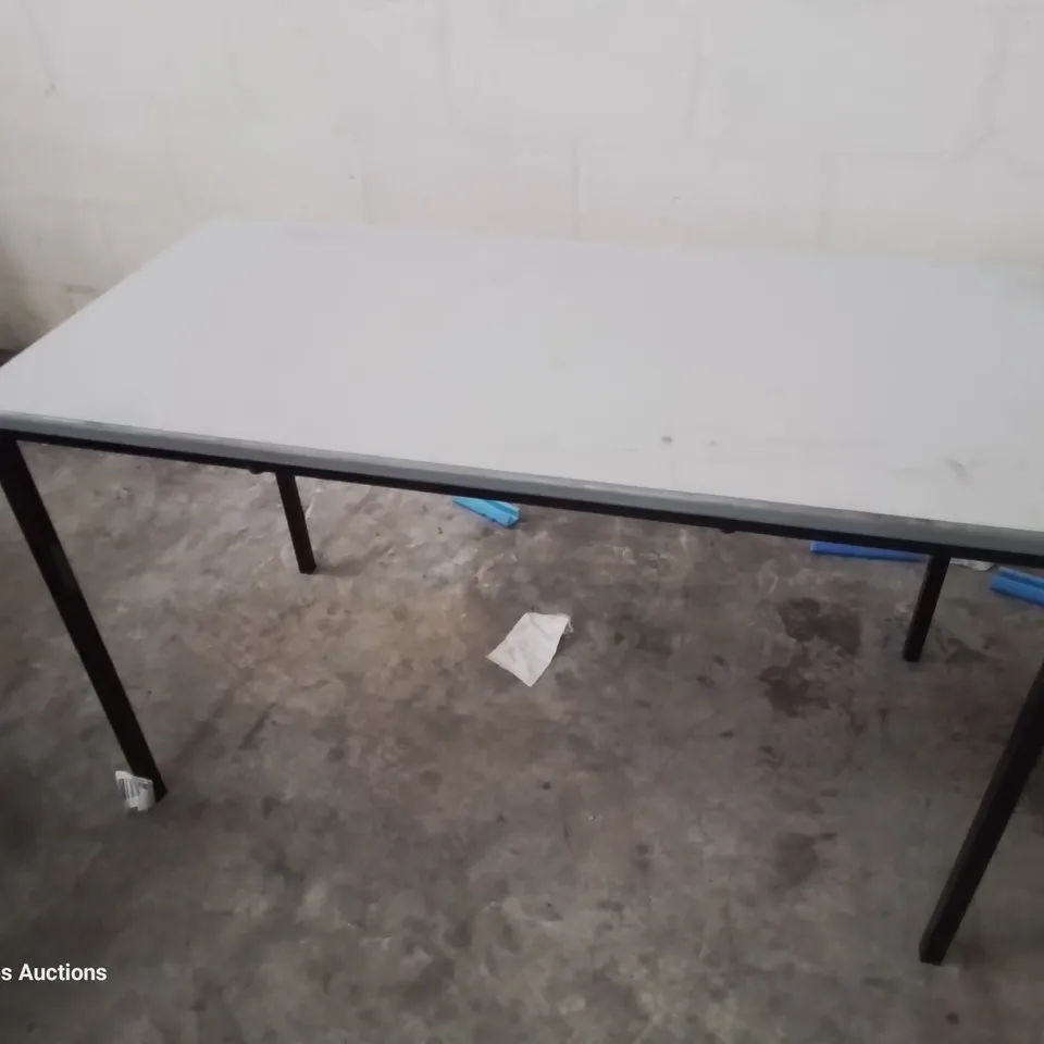 METAL FRAMED WORK TABLE