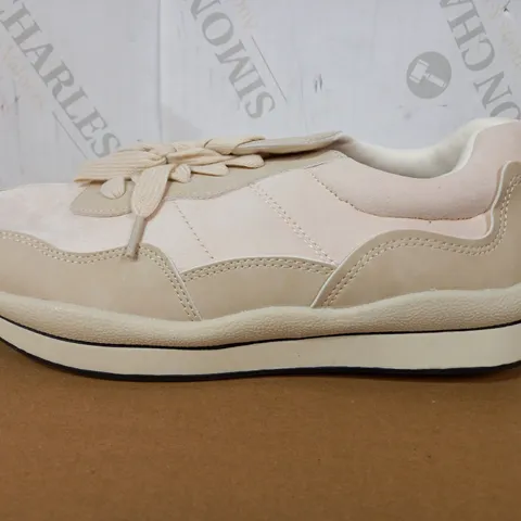 PAIR OF BOOHOO TRAINERS (BEIGE), SIZE 40 EU