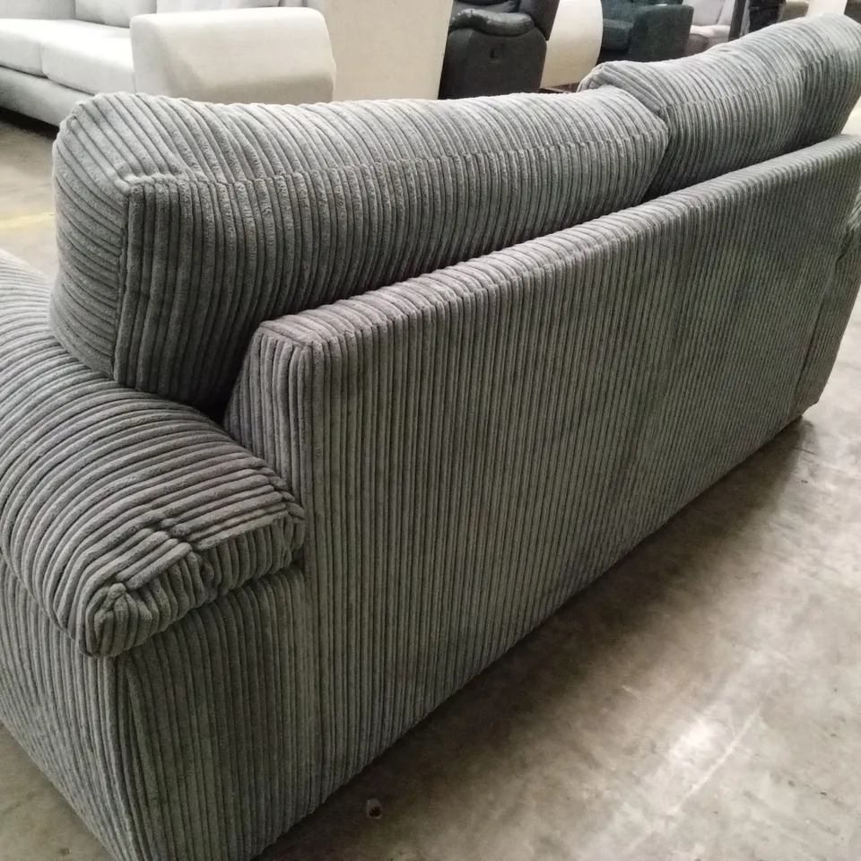 AMALFI STANDARD BACK FABRIC SOFA BED - CHARCOAL RRP £699