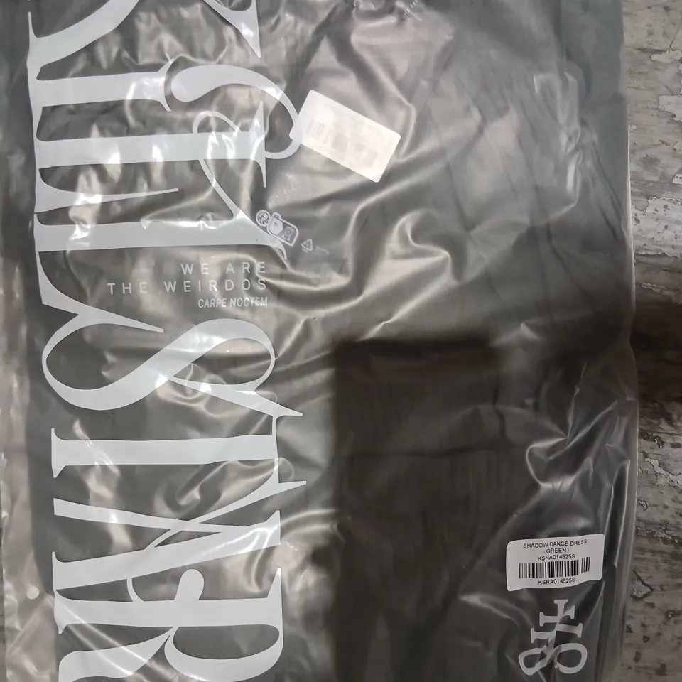 APPROXIMATELY 29 BRAND NEW KILLSTAR SHADOW DANCE DRESS GREEN