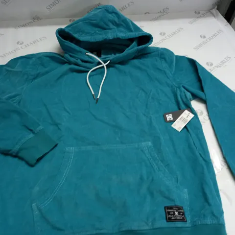 DC GREEN CORD HOODIE - M
