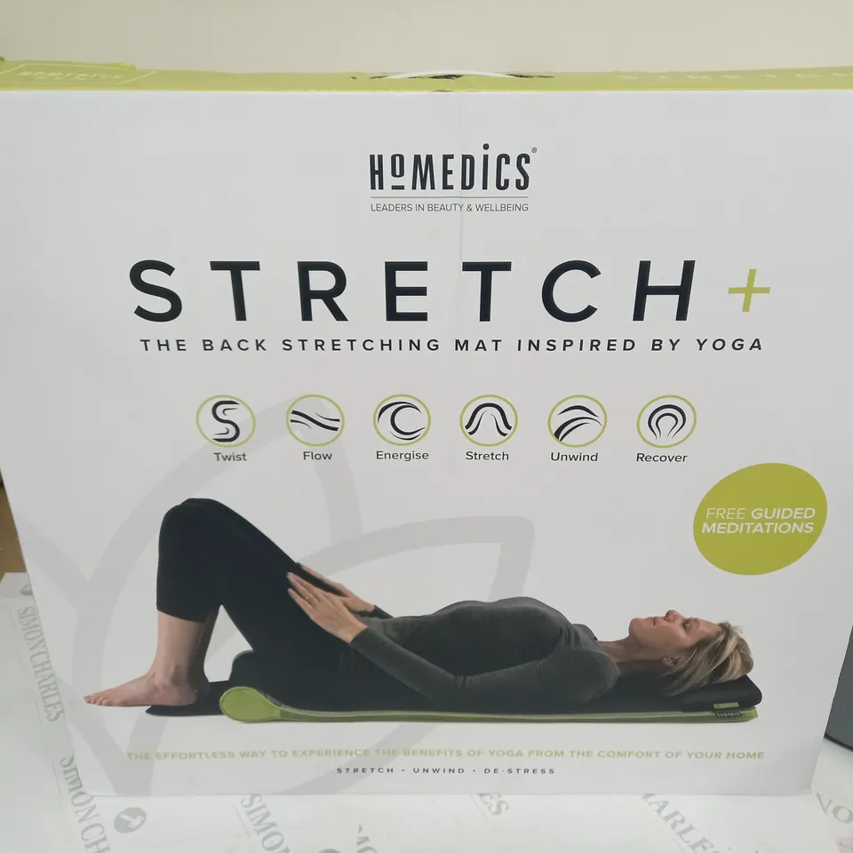 BOXED HOMEDICS ZEN STRETCH+ BACK STRETCHING MAT