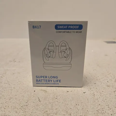 BX17 SWEAT PROOF WIRELESS SPORTS EARBUDS BOXED SEALED