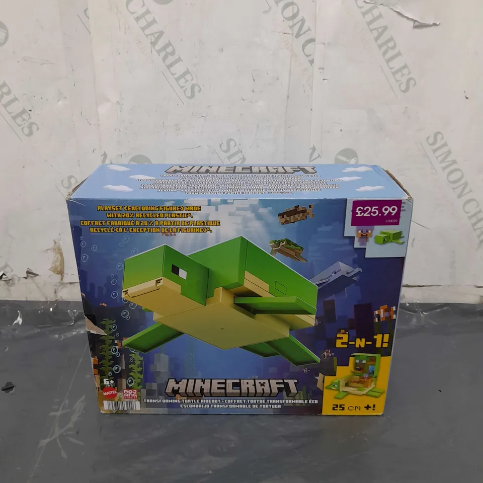 MINECRAFT TRANSFORMING TUTRTLE HIDEOUT 