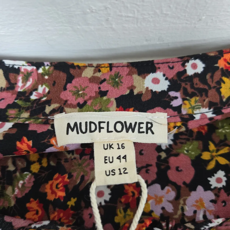 MUDFLOWER FLORAL DRESS - UK 16