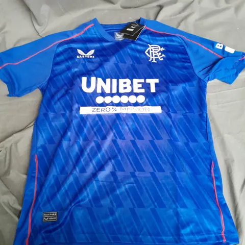 CASTORE RANGERS HOME SHIRT - XL
