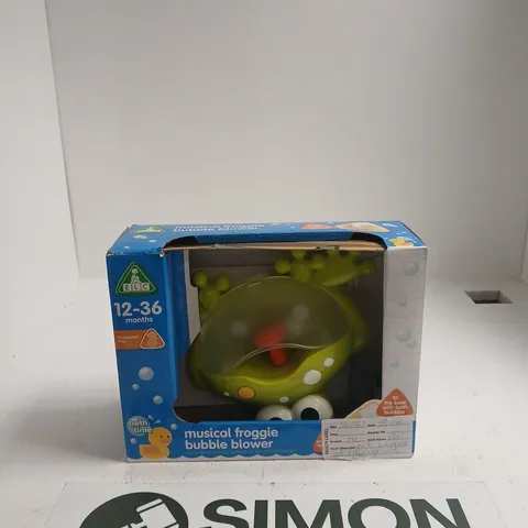 ELC MUSICAL FROGGIE BUBBLE BLOWER – BATH TIME TOY, 12–36 MONTHS