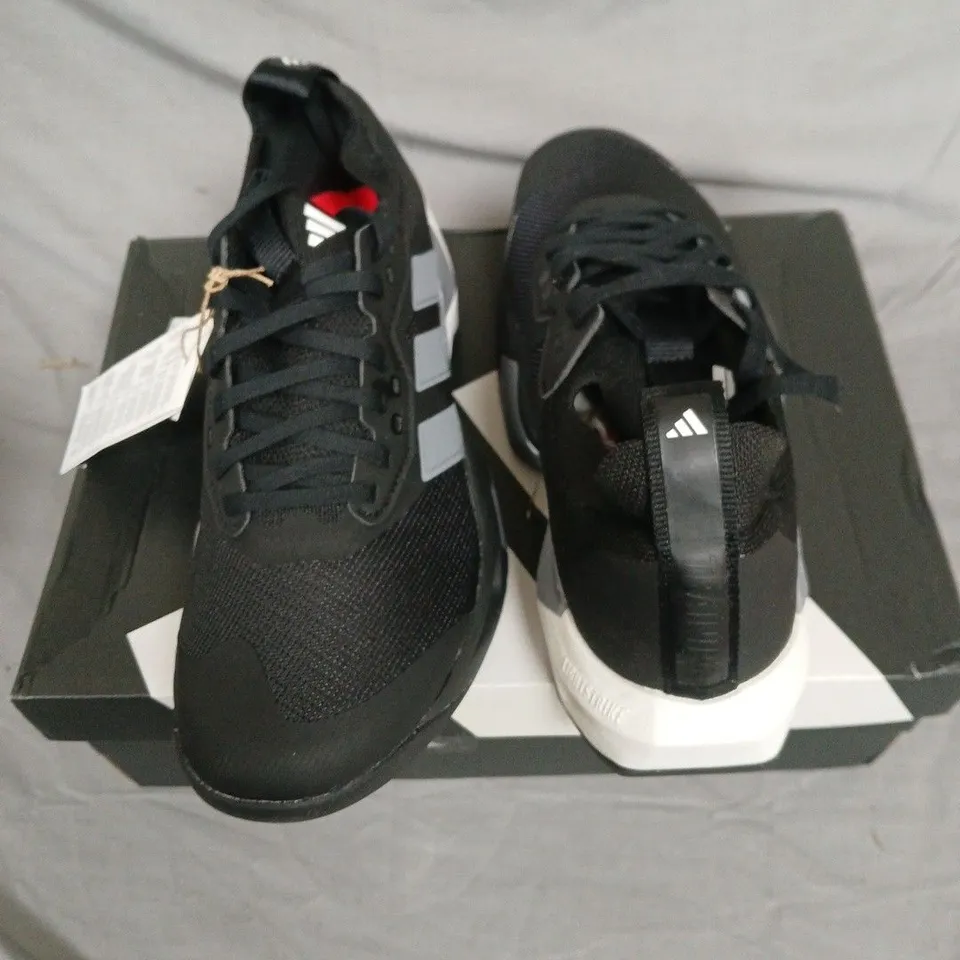 BOXED ADIDAS RAPIDMOVE ADV 2 TRAINER W – UK 8 (US 9.5), BLACK/GRAPHITE GREY