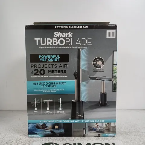 SHARK TURBOBLADE BLADELESS FAN – BOXED
