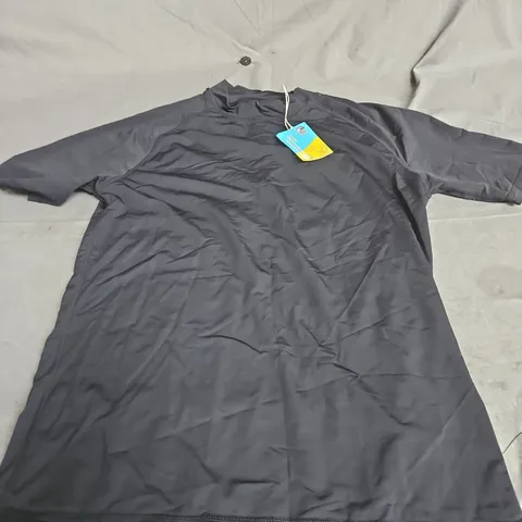 MOUNTAIN WAREHOUSE BEACH RASH VEST IN JET BLACK SIZE L