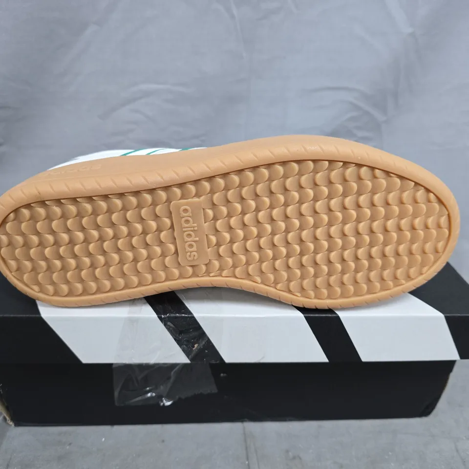 BOXED PAIR OF ADIDAS BARREDA SNEAKERS - UK SIZE 6